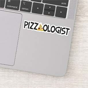 Pizzaoloog - Funny Pizza Sticker