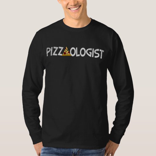 Pizzaoloog - Pizza Makers & Pizza Party T-Shirt (Voorkant)