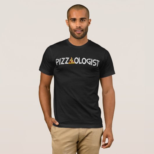 Pizzaoloog - Pizza Makers & Pizza Party T-Shirt (Voorkant volledig)
