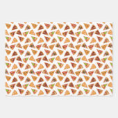 pizzapartij met taaie kaas inpakpapier vel (Voorkant 3)