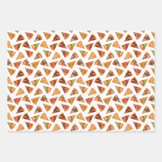 pizzapartij met taaie kaas inpakpapier vel (Voorkant)