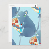 pizzarat briefkaart (Voorkant / Achterkant)