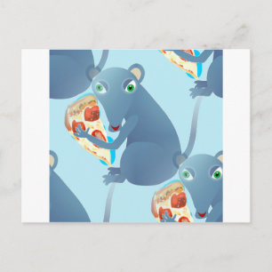pizzarat briefkaart