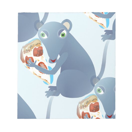 pizzarat notitieblok (Voorkant)