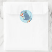 pizzarat ronde sticker (Tas)