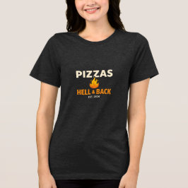Pizzas Over Hell & Back T-shirt – Vettige Grappige