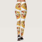 **PIZZAS PIZZA PIZZA* FUNNY LEGGINGS (Achterkant)