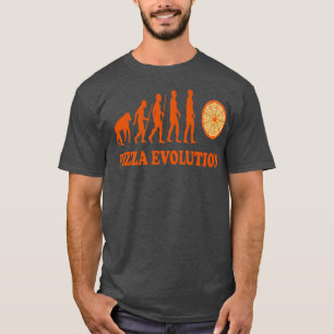 Pizzas salami ham paddenstoel tomaat Italië rood w T-shirt