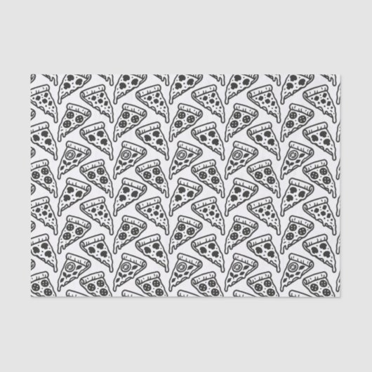 Pizzas Tissuepapier (Voorkant)