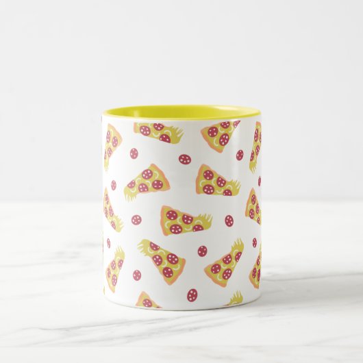 Pizzas Tweekleurige Koffiemok (Center)