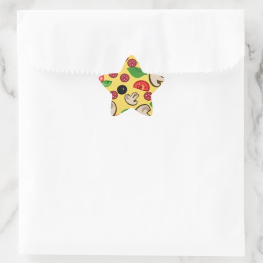 pizzaster ster sticker (Tas)
