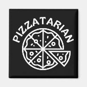 Pizzatarian Pizza Magneet (Voorkant)