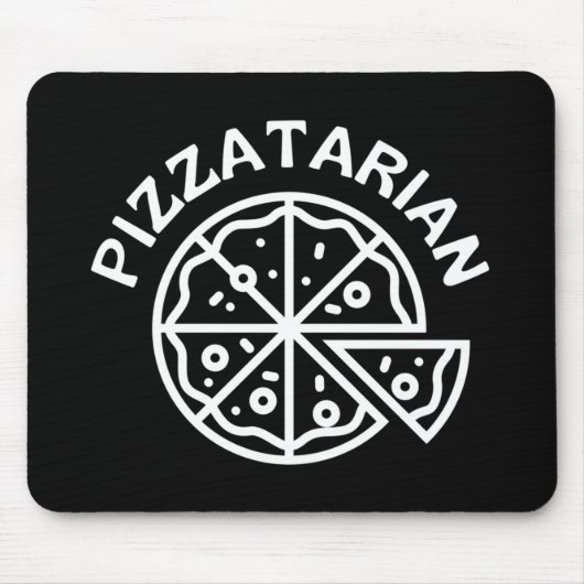 Pizzatarian Pizza Muismat (Voorkant)