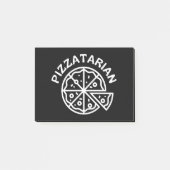Pizzatarian Pizza Post-it® Notes (Voorkant)