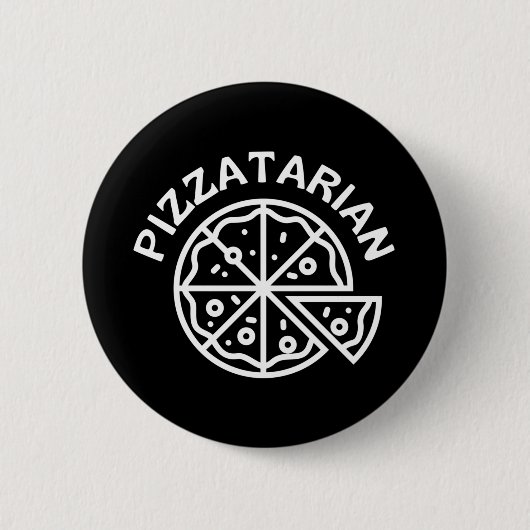 Pizzatarian Pizza Ronde Button 5,7 Cm (Voorkant)