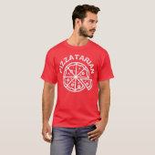 Pizzatarian Pizza T-shirt (Voorkant volledig)