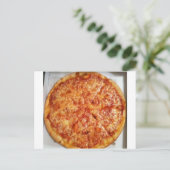 Pizzatijd! Briefkaart (Staand voorkant)