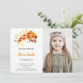  pizzauitnodigingen voor kinderen kaart (Staand voorkant)