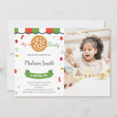 pizzauitnodigingen voor kinderen kaart (Voorkant)