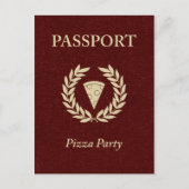 pizzavaspoort uitnodiging briefkaart (Voorkant)