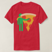 pizzavriendin t-shirt (Design voorkant)