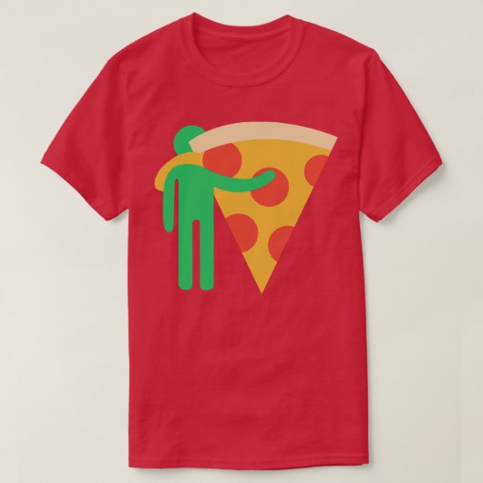 pizzavriendin t-shirt (Design voorkant)