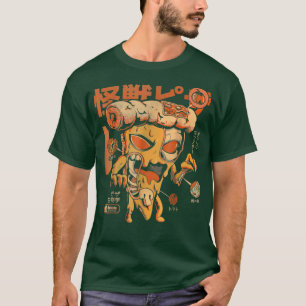 Pizzazilla X Ray Kaiju Monster Fast Food Japans T-shirt