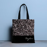Pizzazz gepersonaliseerde Canvas tas<br><div class="desc">Oh wauw! Stap uit in designstijl met dit dotty patroon. Personaliseer met uw eigen naam of verwijder tekst. Ontworpen voor u door Evco Studio.</div>