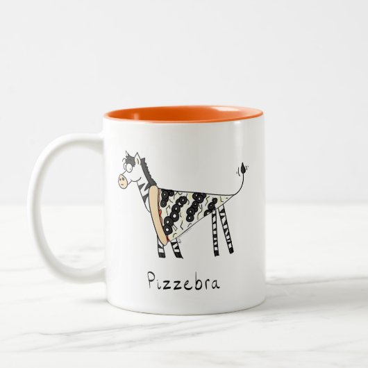 Pizzebra Pizza Zebra Coffee Mok (Links)