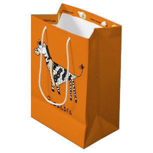 Pizzebra Pizza Zebra Gift Bag Medium Cadeauzakje