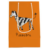 Pizzebra Pizza Zebra Gift Bag Medium Cadeauzakje (Achterkant)