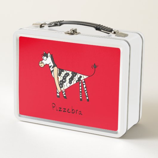 Pizzebra Pizza Zebra Lunch Box (Voorkant)