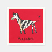 Pizzebra Pizza Zebra Napkins Servet (Voorkant)