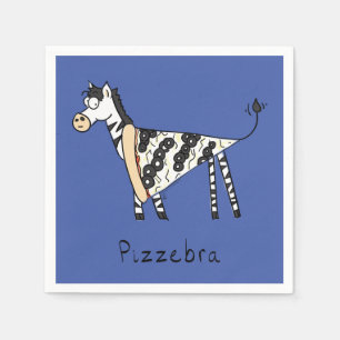 Pizzebra Pizza Zebra Napkins Servet
