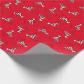 Pizzebra Pizza Zebra-omslagpapier Cadeaupapier (Hoek)