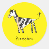 Pizzebra Pizza Zebra Stickers (Voorkant)