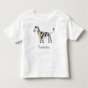 Pizzebra Pizza Zebra Toddler's T-Shirt