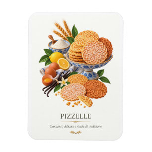 Pizzelle – Oude Italiaanse Dessert Magneet