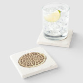 Pizzelle Stenen Onderzetter (Zijkant)