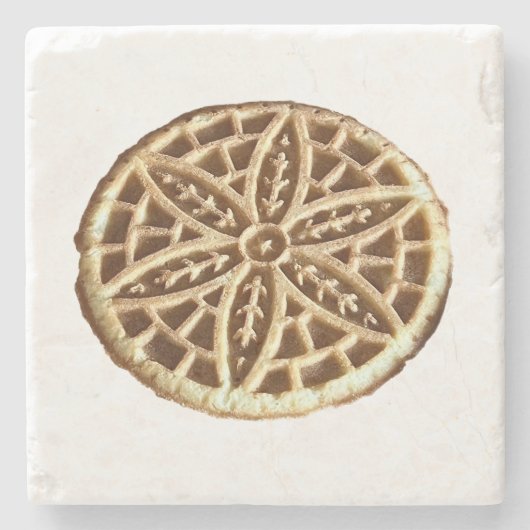 Pizzelle Stenen Onderzetter (Voorkant)