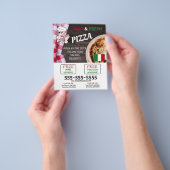 Pizzeria Bedrijf Flyer (Hand)