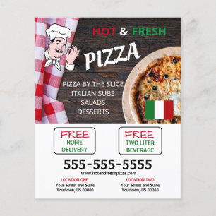 Pizzeria Bedrijf Flyer