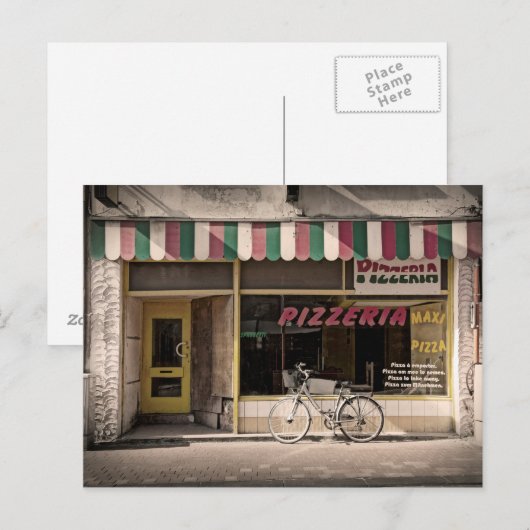 Pizzeria Briefkaart (Voorkant / Achterkant)