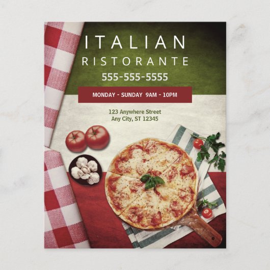 Pizzeria Business Flyer (Voorkant)