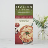 Pizzeria Business Menu (Staand voorkant)