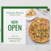 Pizzeria Grand Opening Flyer (Voorkant / Achterkant)