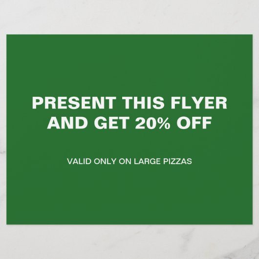 Pizzeria Grand Opening Flyer (Achterkant)