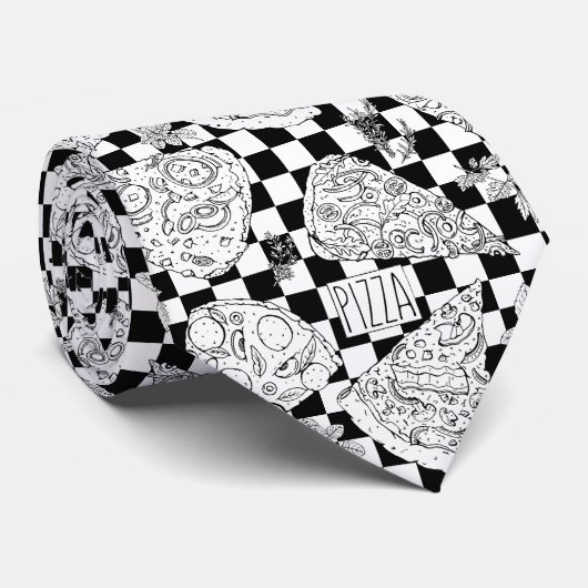 Pizzeria Italiaans Restaurant Manager Pizzeria Pat Stropdas (Opgerold)