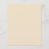 Pizzeria Menu & prijslijst Flyer (Achterkant)