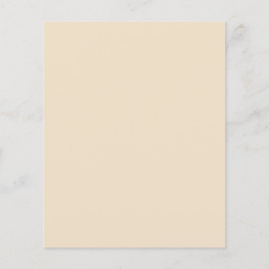 Pizzeria Menu & prijslijst Flyer (Achterkant)